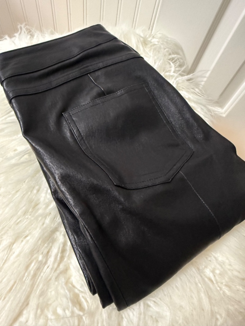 Tory Burch 100% Leather Skinny Leg Pants - Picture 11 of 11